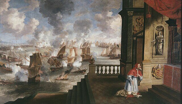 3. O Papa São Pio V teve uma visão da vitória da frota católica na Batalha de Lepanto, um triunfo atribuído à intercessão de Nossa Senhora.